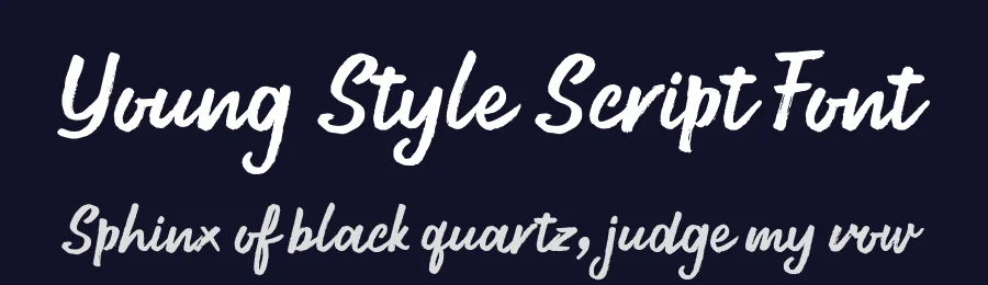 Young Style Script Font by stripesstudio — Script Handwritten Font — thumbnail 2