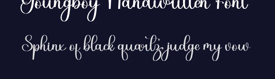 Youngboy Handwritten Font by inermediaSTUDIO — Script Handwritten Font — thumbnail 2