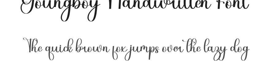 Youngboy Handwritten Font by inermediaSTUDIO — Script Handwritten Font