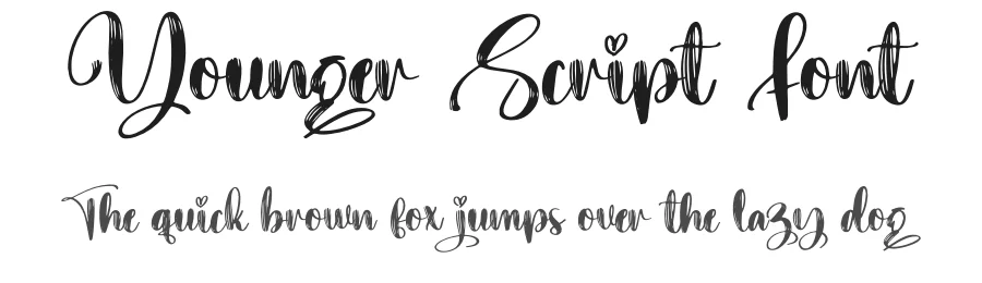 Younger Script Font by creativeletter — Script Handwritten Font