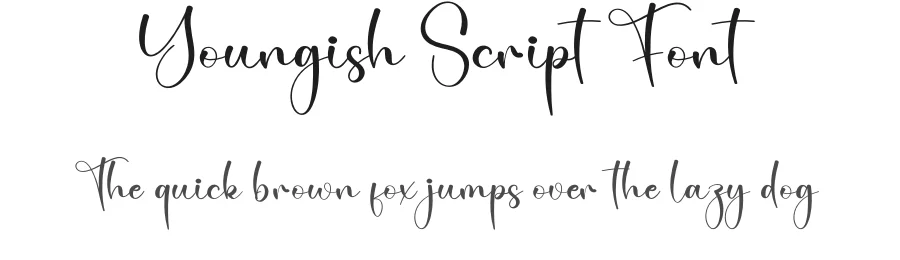 Youngish Script Font by creativeletter — Script Handwritten Font