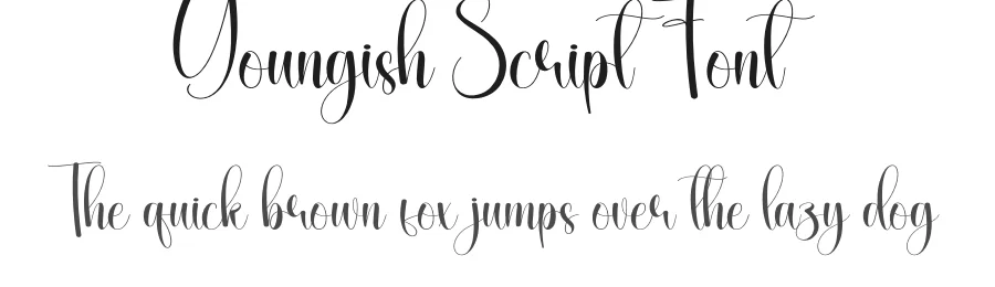 Youngish Script Font by creativeletter — Script Handwritten Font