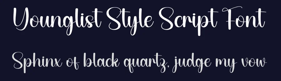 Younglist Style Script Font by creativeletter — Script Handwritten Font — thumbnail 2