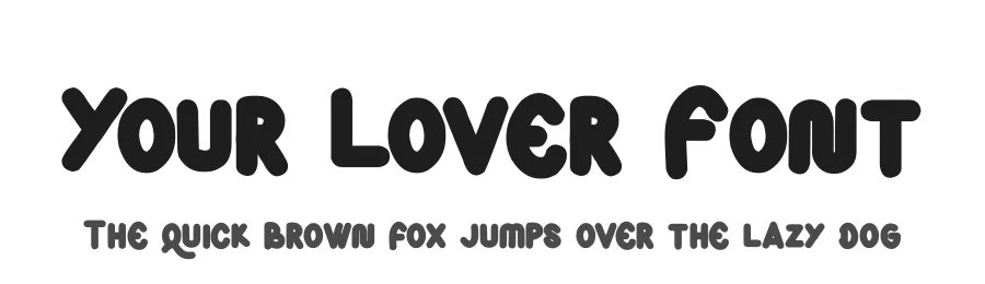 Your Lover Font by lasteypestudio — Display Font