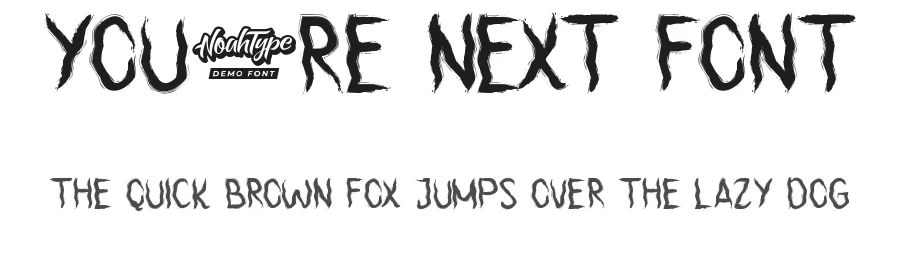You’re Next Font by noahtype — Display Font
