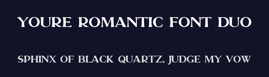 Youre Romantic Font Duo by embuntype — Script Handwritten Font — thumbnail 2
