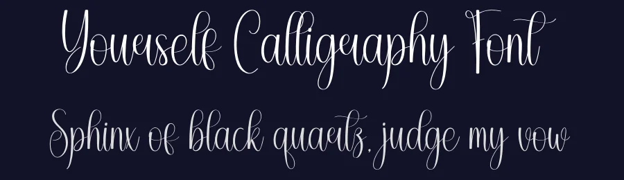 Yourself Calligraphy Font by andikastudio — Script Handwritten Font — thumbnail 2