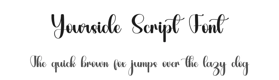 Yourside Script Font by inermediaSTUDIO — Script Handwritten Font