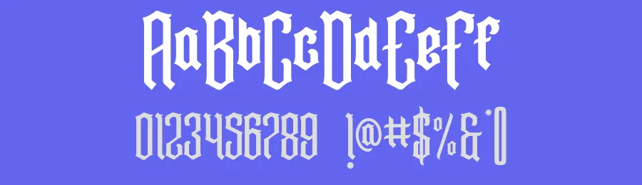 Youtesh Font by Imoodev — Blackletter Font — thumbnail 3