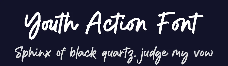 Youth Action Font by Allouse.Studio — Script Handwritten Font — thumbnail 2