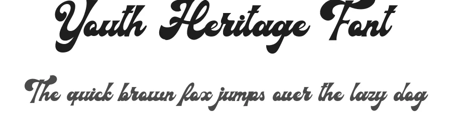 Youth Heritage Font by Asep Rendi — Script Handwritten Font