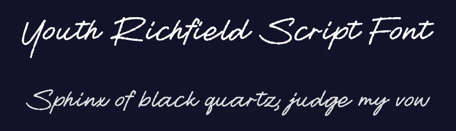 Youth Richfield Script Font by Allouse.Studio — Script Handwritten Font — thumbnail 2