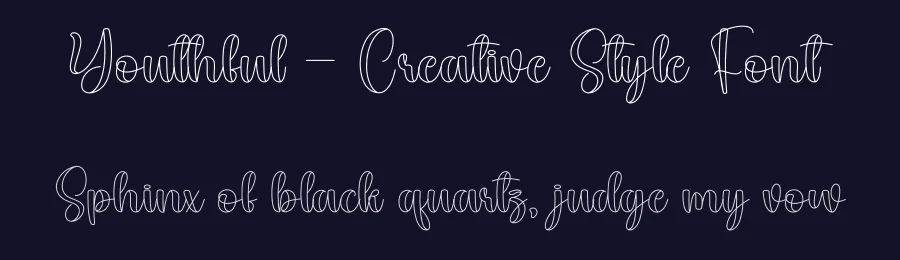 Youthful – Creative Style Font by andikastudio — Script Handwritten Font — thumbnail 2