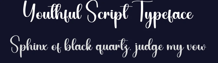 Youthful Script Typeface by andikastudio — Script Handwritten Font — thumbnail 2