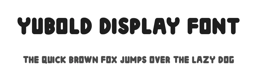 Yubold Display Font by Bayuktx — Display Font
