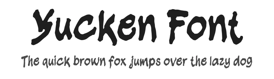 Yucken Font by enxyclo — Display Font