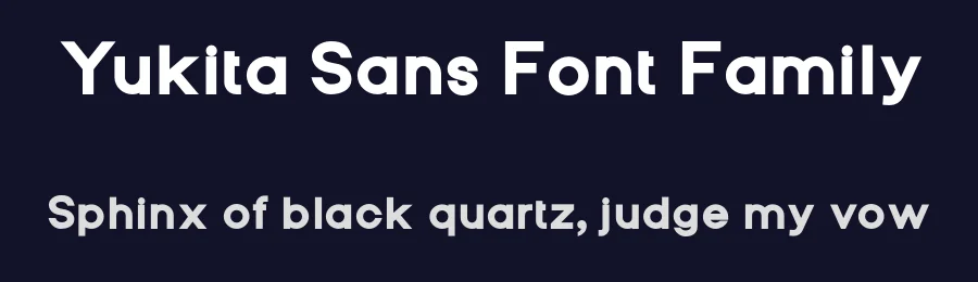 Yukita Sans Font Family by YUKITA CREATIVE — Sans Serif Font — thumbnail 2