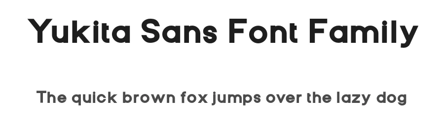 Yukita Sans Font Family by YUKITA CREATIVE — Sans Serif Font