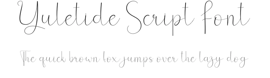 Yuletide Script Font by andikastudio — Script Handwritten Font