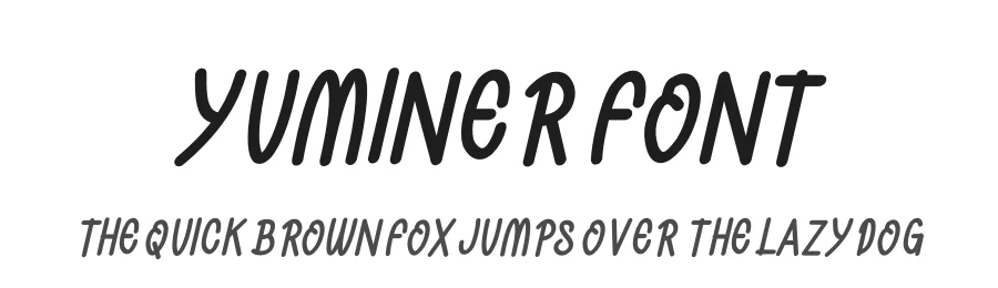 Yuminer Font by futuristypestudio — Display Font