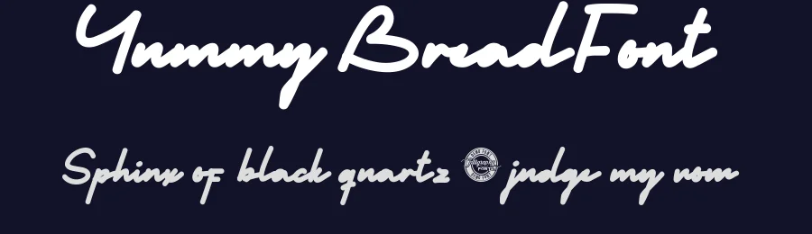 Yummy Bread Font by CalligraphyFonts.net — Script Handwritten Font — thumbnail 2