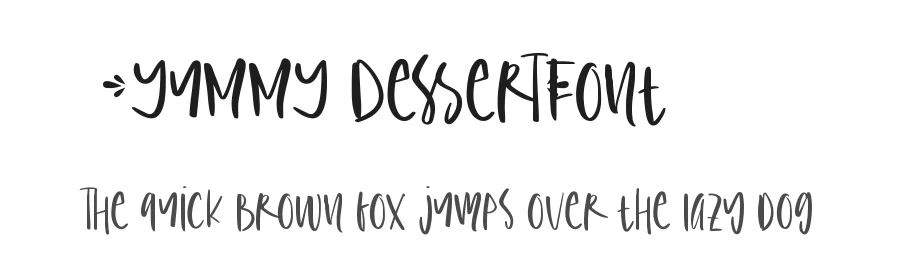 Yummy Dessert Font by noahtype — Display Font