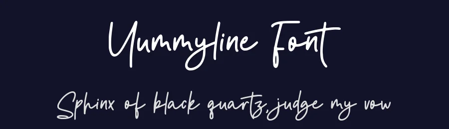 Yummyline Font by qwrtype — Script Handwritten Font — thumbnail 2