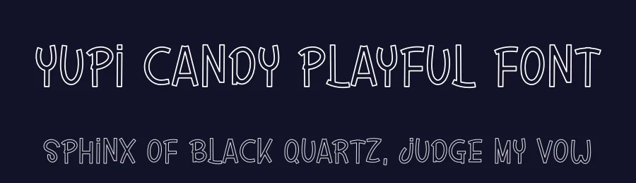 Yupi Candy Playful Font by freshtypeink — Display Font — thumbnail 2