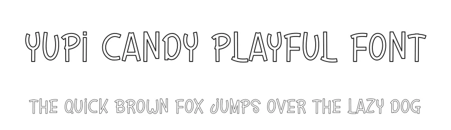 Yupi Candy Playful Font by freshtypeink — Display Font