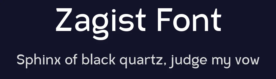 Zagist Font by Patria Ari Typestudio — Sans Serif Font — thumbnail 2