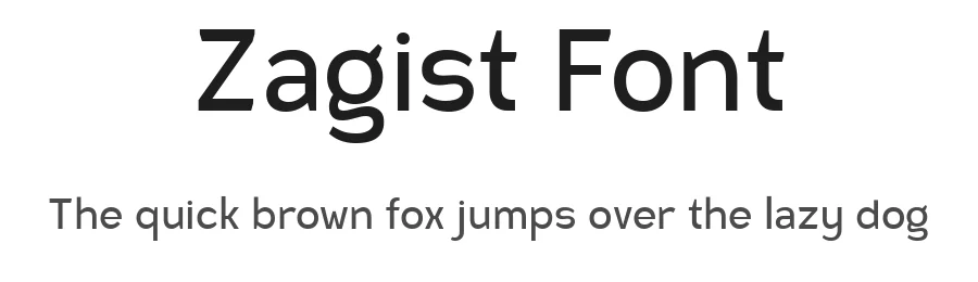 Zagist Font by Patria Ari Typestudio — Sans Serif Font