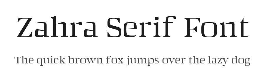Zahra Serif Font by Creativetacos — Serif Font