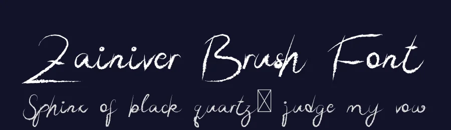 Zainiver Brush Font by edricstudio — Script Handwritten Font — thumbnail 2