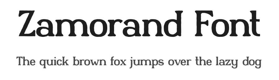 Zamorand Font by Pinisi ART — Display Font