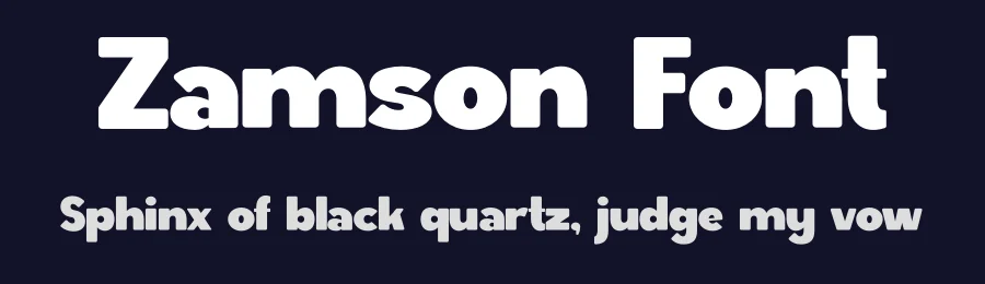 Zamson Font by Skytroopas — Sans Serif Font — thumbnail 2