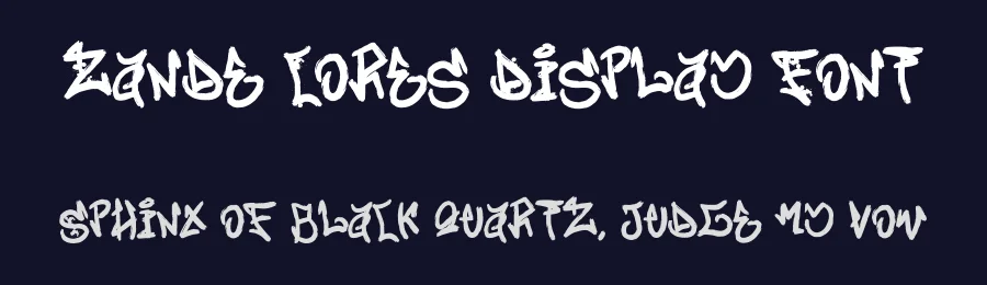 Zande Cores Display Font by Dhabee — Script Handwritten Font — thumbnail 2