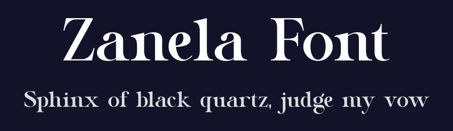 Zanela Font by SURATMI — Decorative Font — thumbnail 2