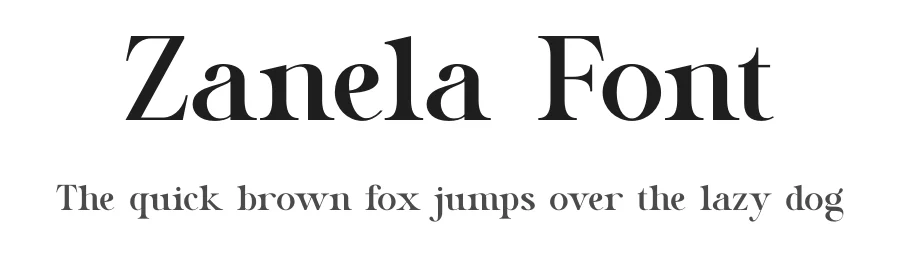 Zanela Font by SURATMI — Decorative Font