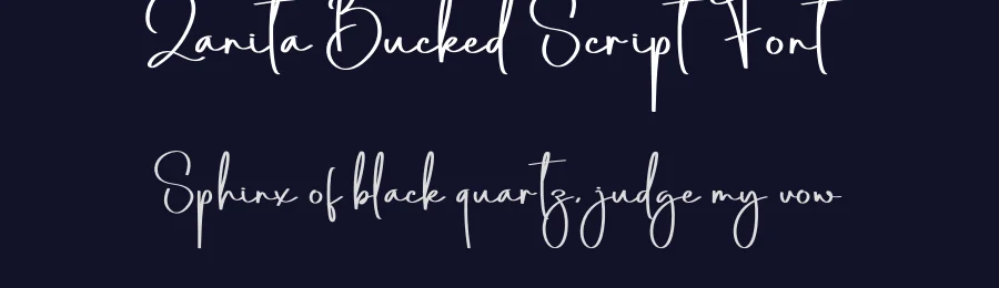 Zanita Bucked Script Font by creativeletter — Script Handwritten Font — thumbnail 2