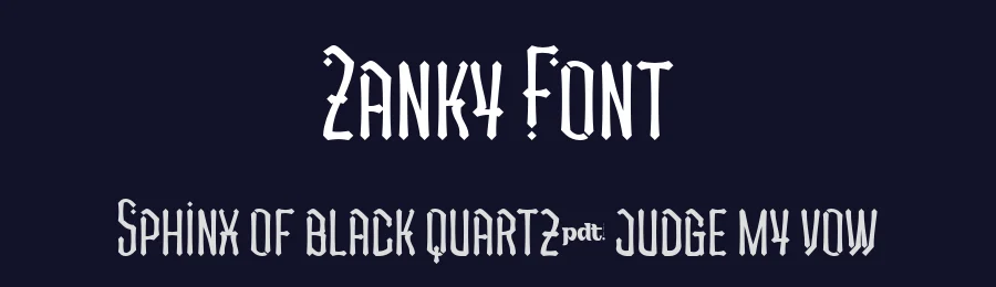 Zanky Font by productype — Decorative Font — thumbnail 2