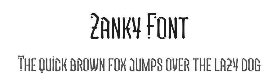 Zanky Font by productype — Decorative Font