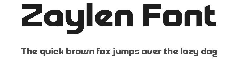 Zaylen Font by Ragamkata — Display Font