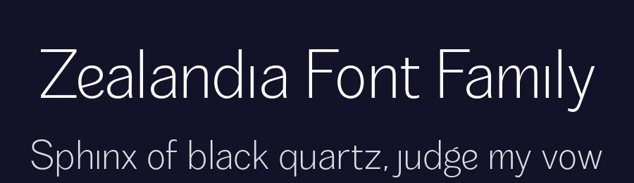 Zealandia Font Family by Prominent and Affluent — Sans Serif Font — thumbnail 2