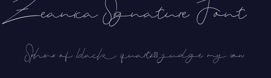 Zeanica Signature Font by edricstudio — Script Handwritten Font — thumbnail 2