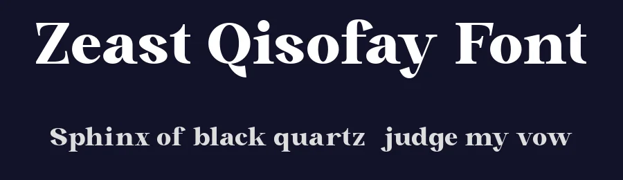 Zeast Qisofay Font by Nexaline — Display Font — thumbnail 2