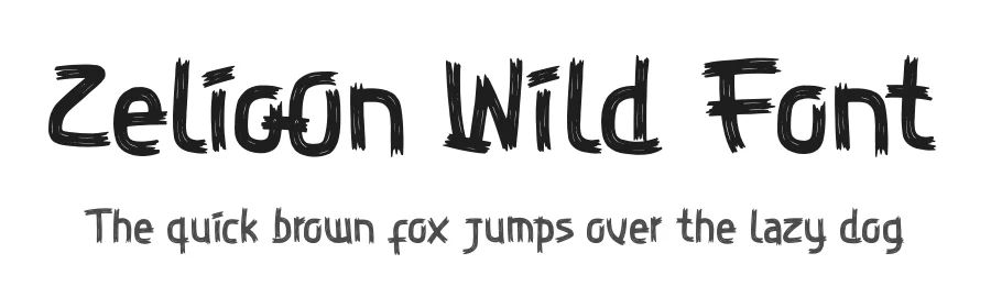 Zelioon Wild Font by Denustudios — Decorative Font