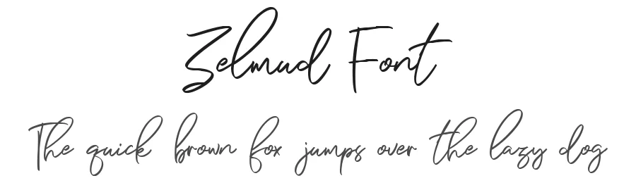 Zelmud Font by Maulana Creative — Script Handwritten Font