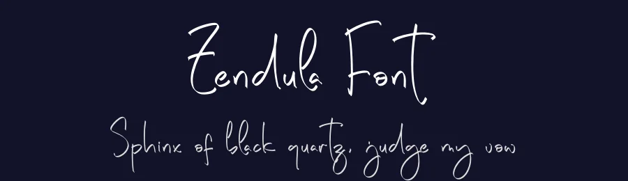 Zendula Font by letterfabric — Script Handwritten Font — thumbnail 2