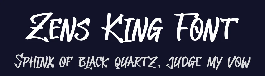 Zens King Font by Gracetypestudio — Script Handwritten Font — thumbnail 2