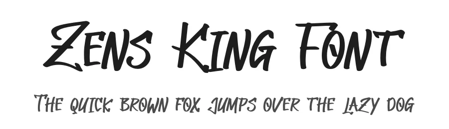 Zens King Font by Gracetypestudio — Script Handwritten Font
